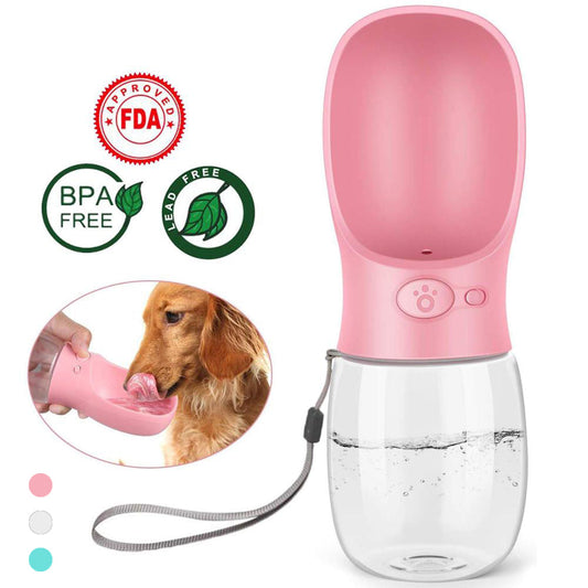Adventure Buddy | Portable Dog Water Bottle with One-Handed Operation | Hydration Solution for Active Dogs 1