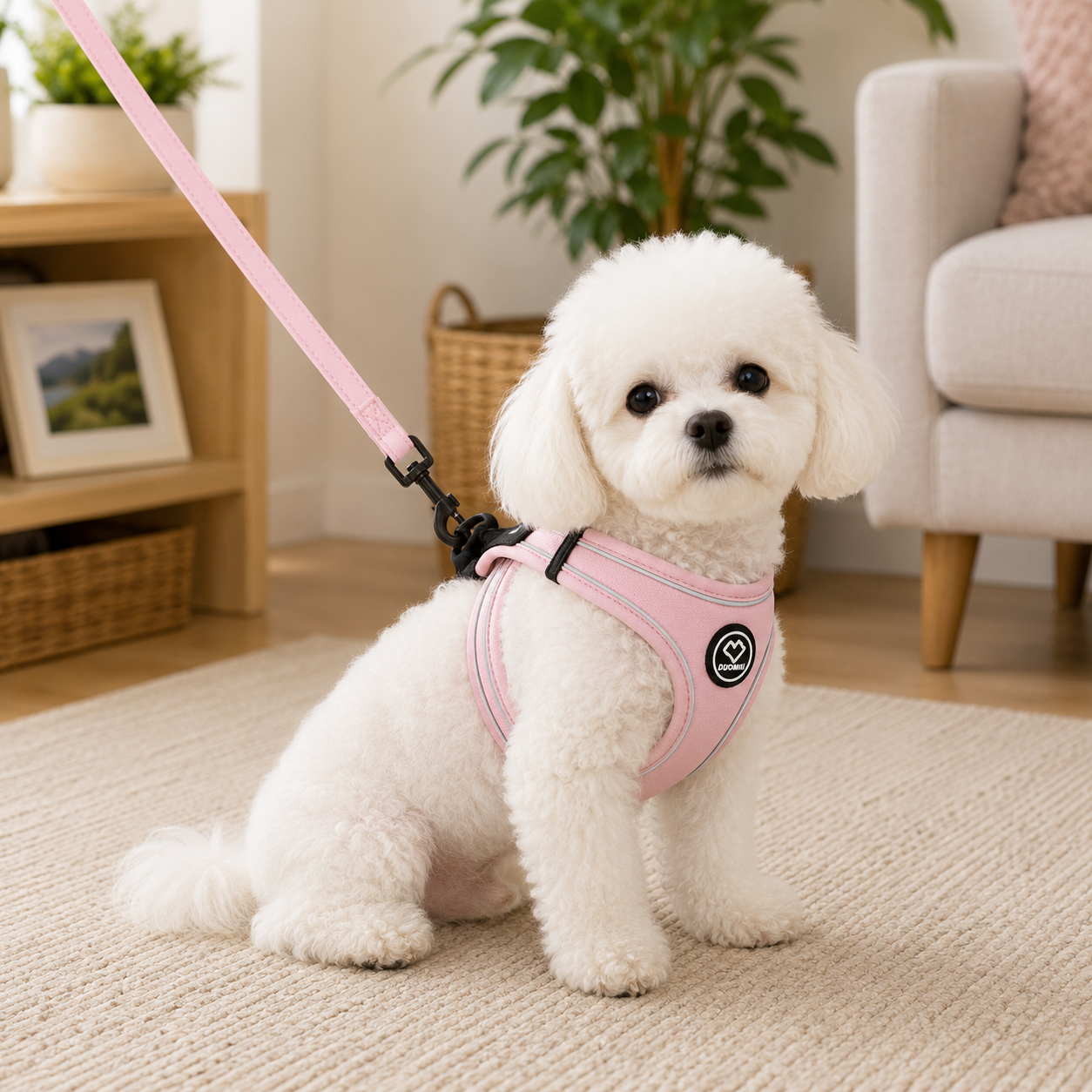 Tailvia Dog Harness with Handle, Even Weight Distribution