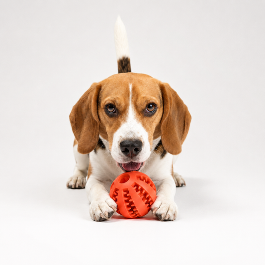 TreatPlay Ball | Dog Treat Dispenser Toy – Fill with Treats or Kibble