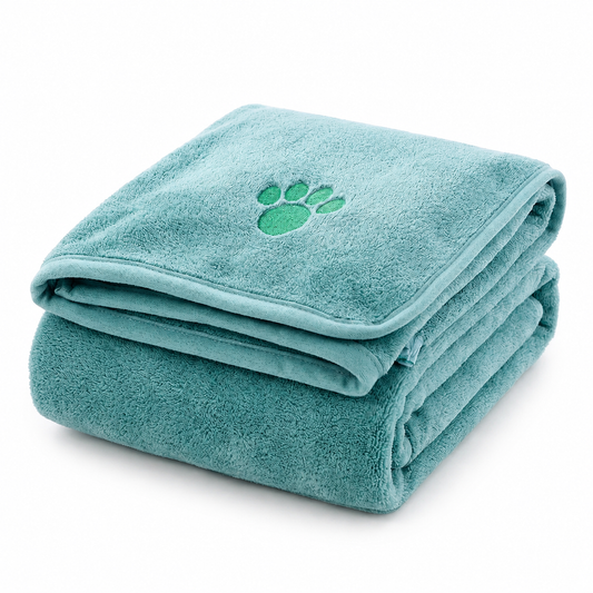 Pet Essentials | Dog Microfiber Towel with Quick-Dry Fabric | Ultra-Absorbent Solution for Fast Drying