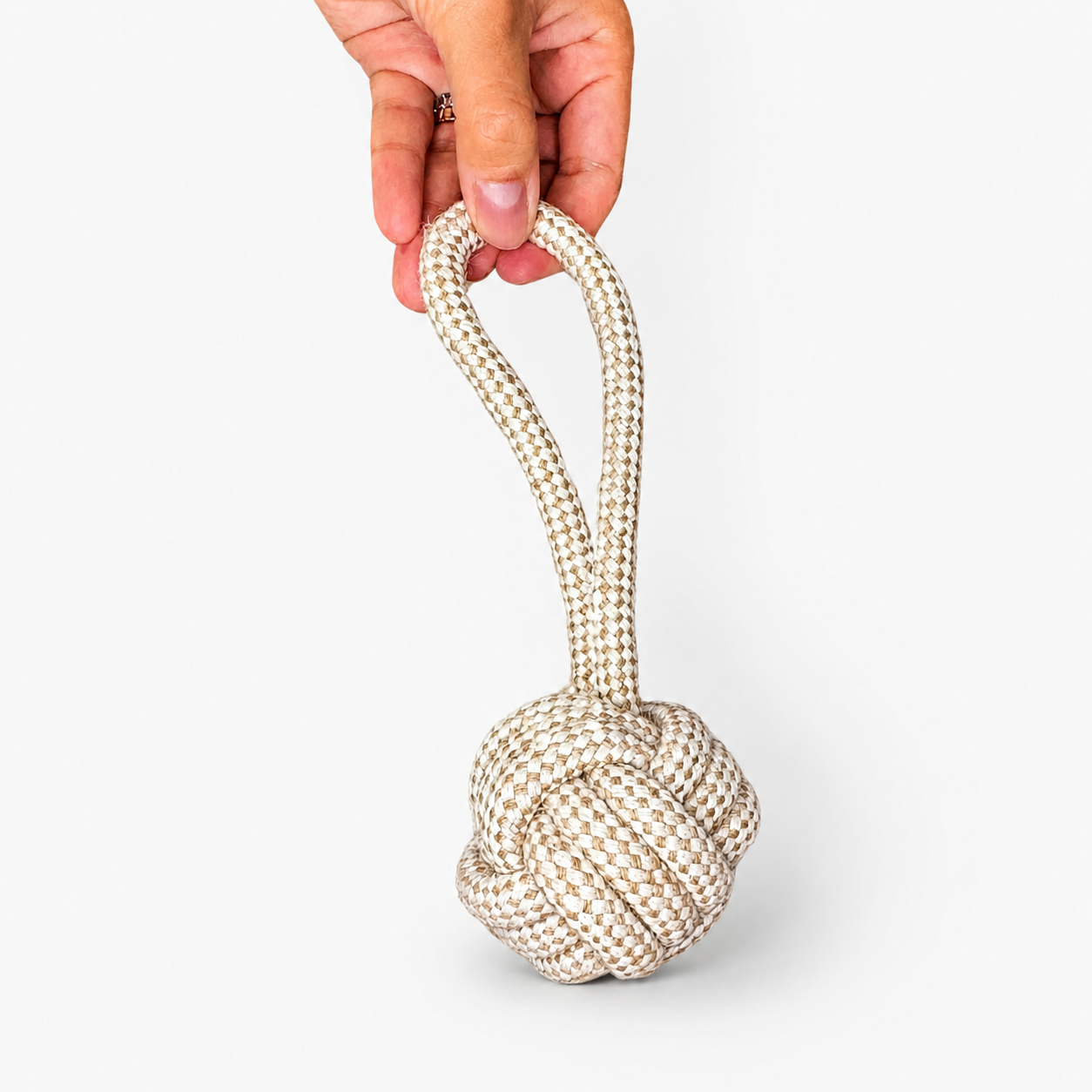 Cotton Rope Dog Chew Toy with Durable Knots