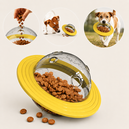 Dynamic Play | Dog Puzzle Toy with Treat Dispenser & Chew-Resistant Design for Engaging Fun