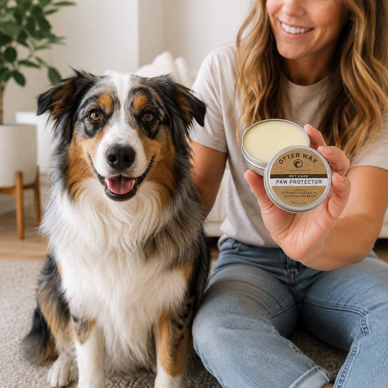 Tailvia Dog Paw and Nose Balm, Natural Moisturizing Formula